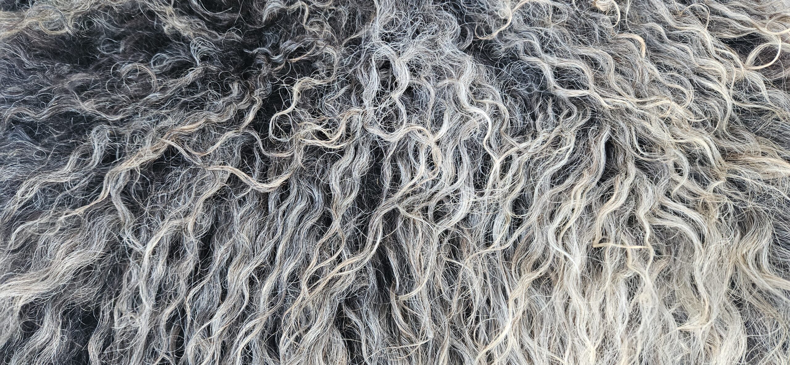 Vacht grijs/bruin 'Viola' - Afbeelding 4